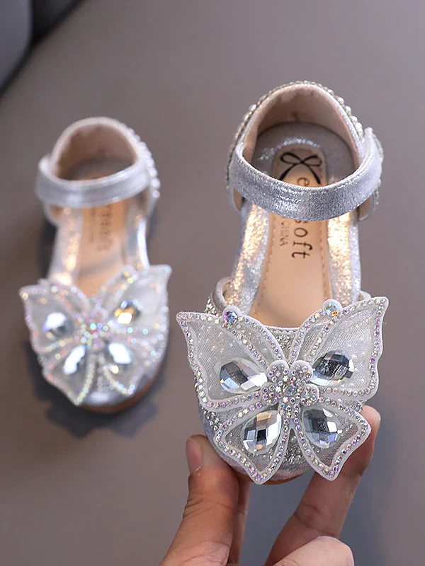 Butterfly Sparkle Flats By Liv and Mia - Image 3