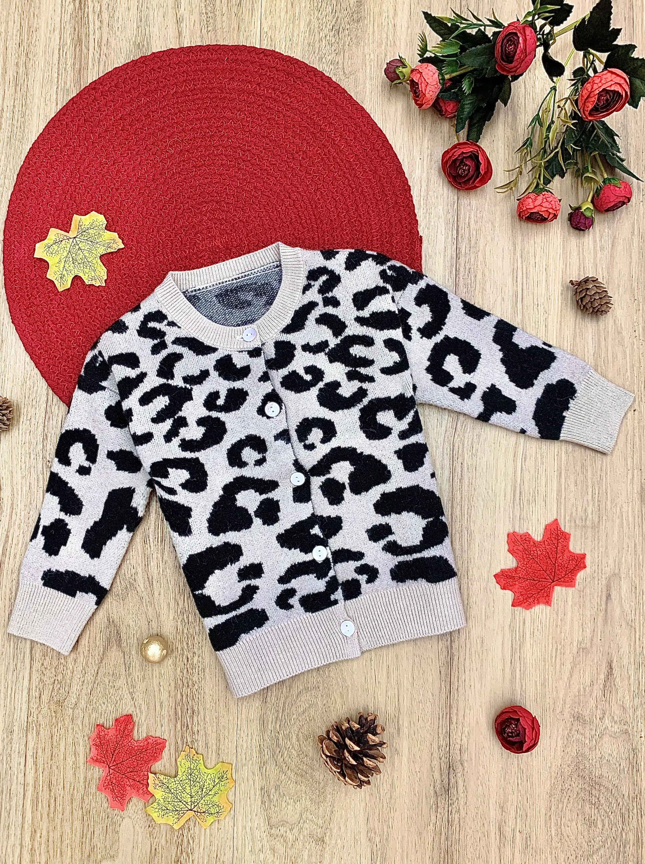 Leopard Lovely Button Down Cardigan - Image 3