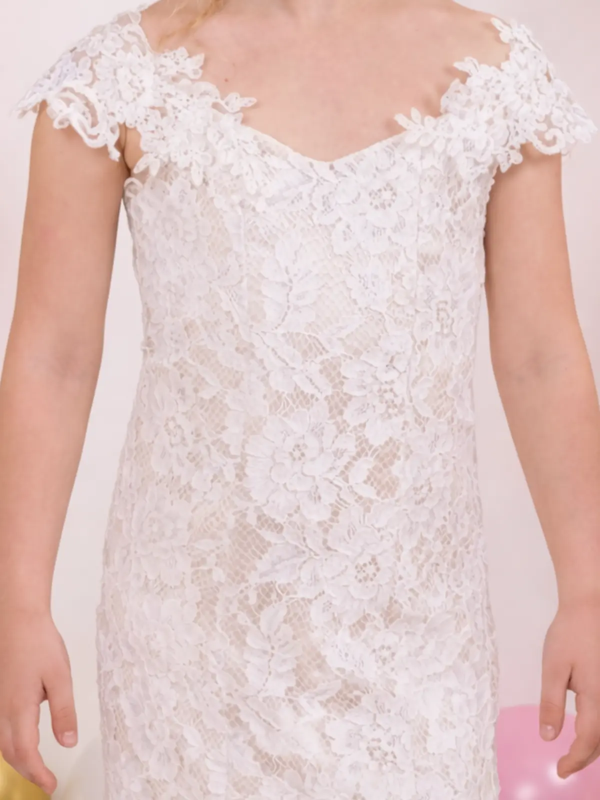 New Ways Lace Mermaid Flower Girl Gown - Image 4