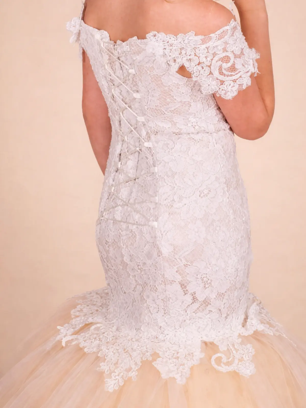 New Ways Lace Mermaid Flower Girl Gown - Image 5