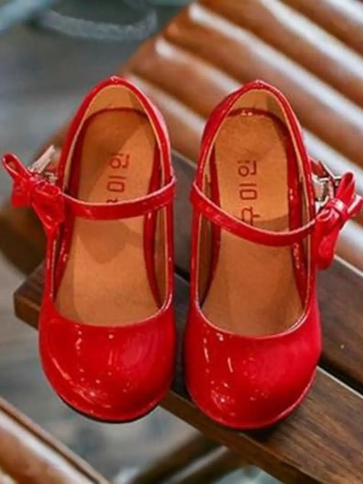 Charming Red Bow Mary Jane Shoes By Liv and Mia - Image 4