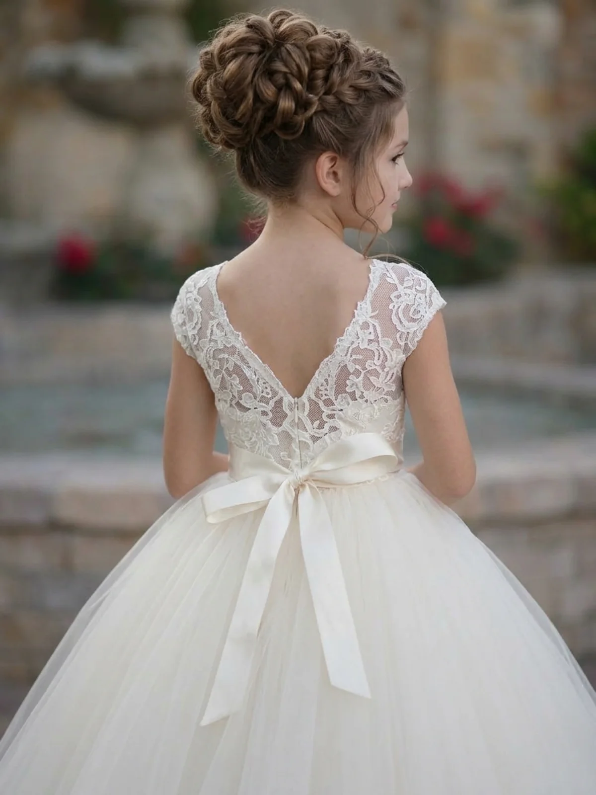 Here Comes A Dream Communion Gown - Image 4