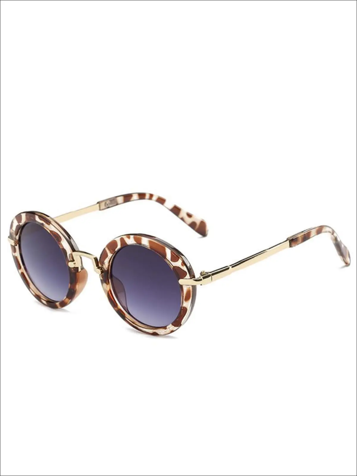 Girls Round Retro Sunglasses - Image 6