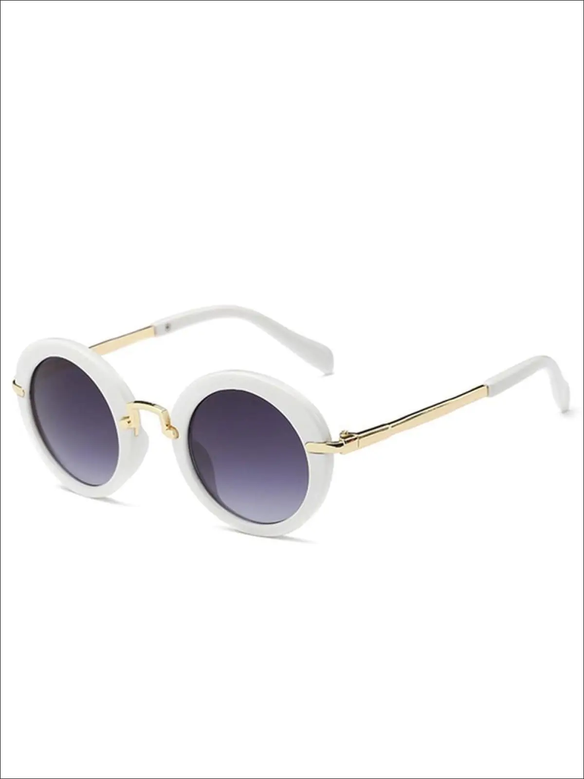 Girls Round Retro Sunglasses - Image 9