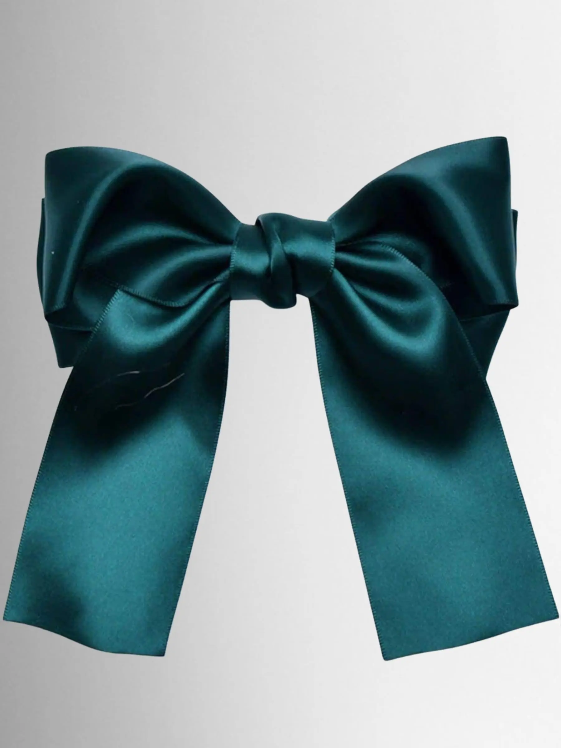 Girls Satin Large Bow Hair Clip - Image 7