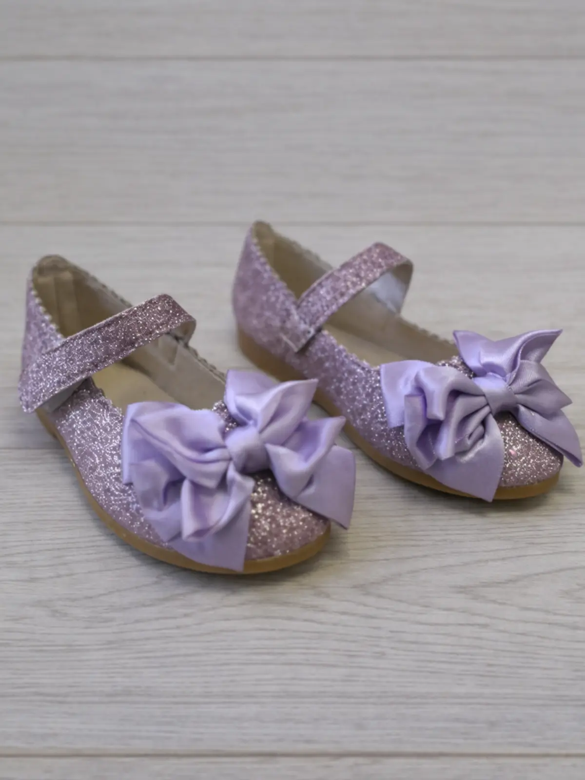 Step and Shine Glitter Bow Shoes By Liv and Mia - Image 5