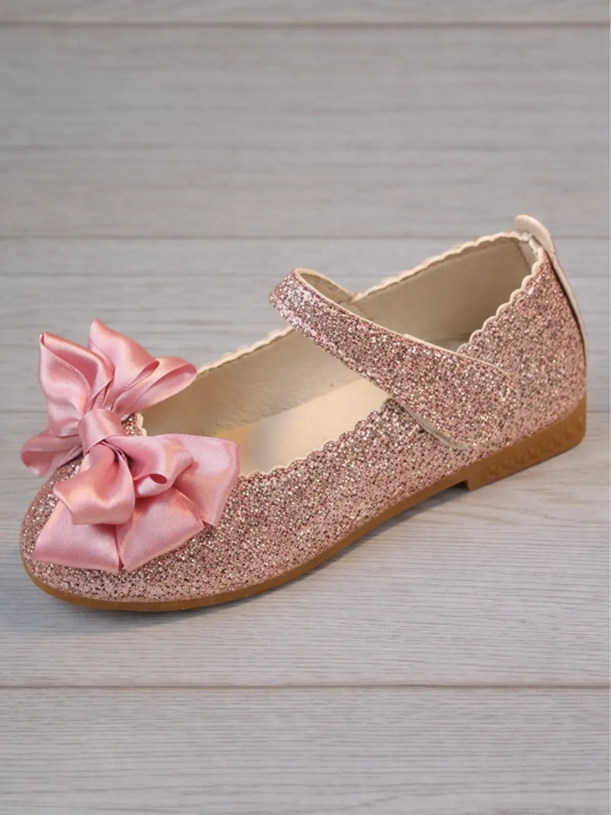 Step and Shine Glitter Bow Shoes By Liv and Mia - Image 8