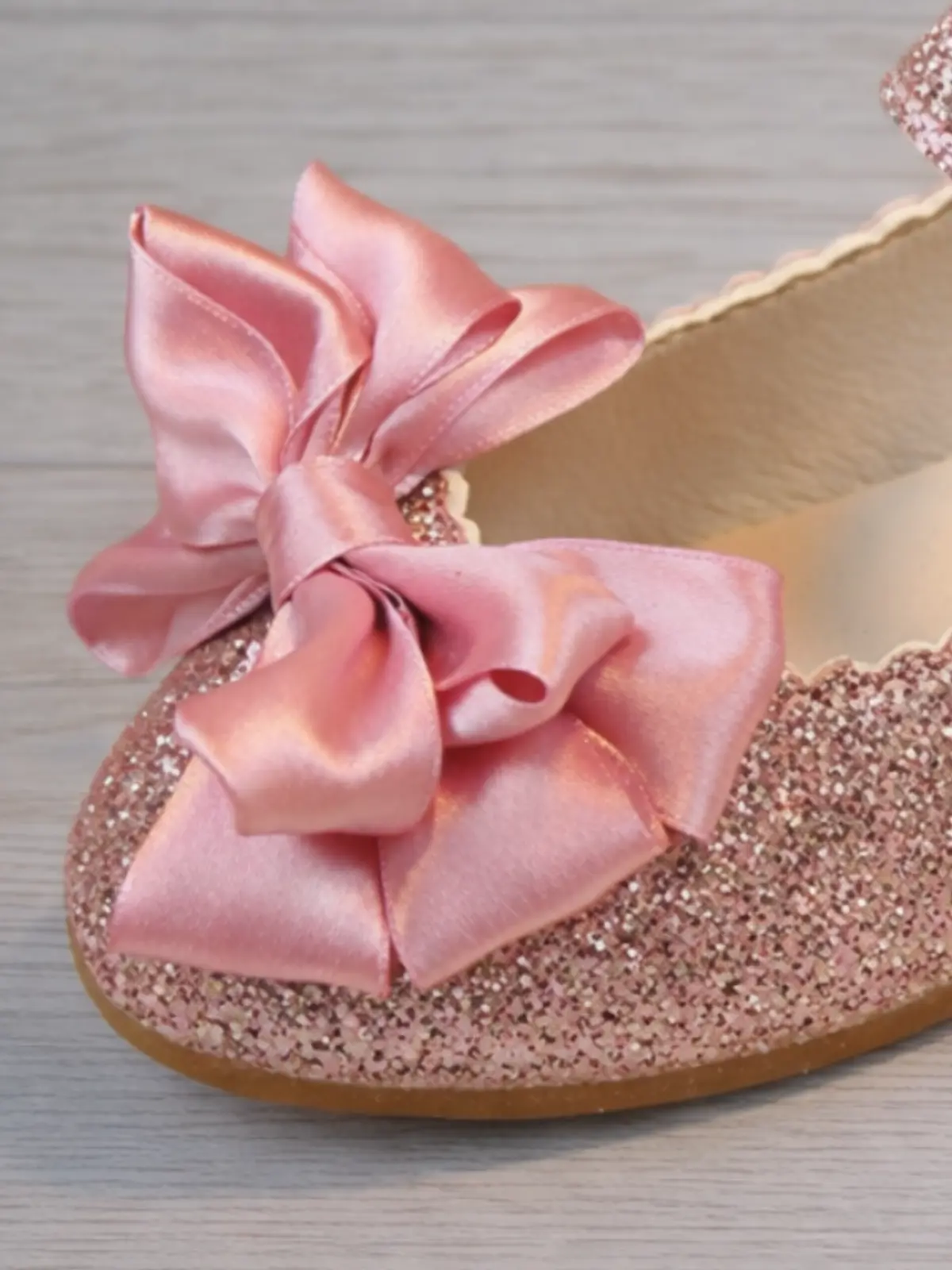 Step and Shine Glitter Bow Shoes By Liv and Mia - Image 9