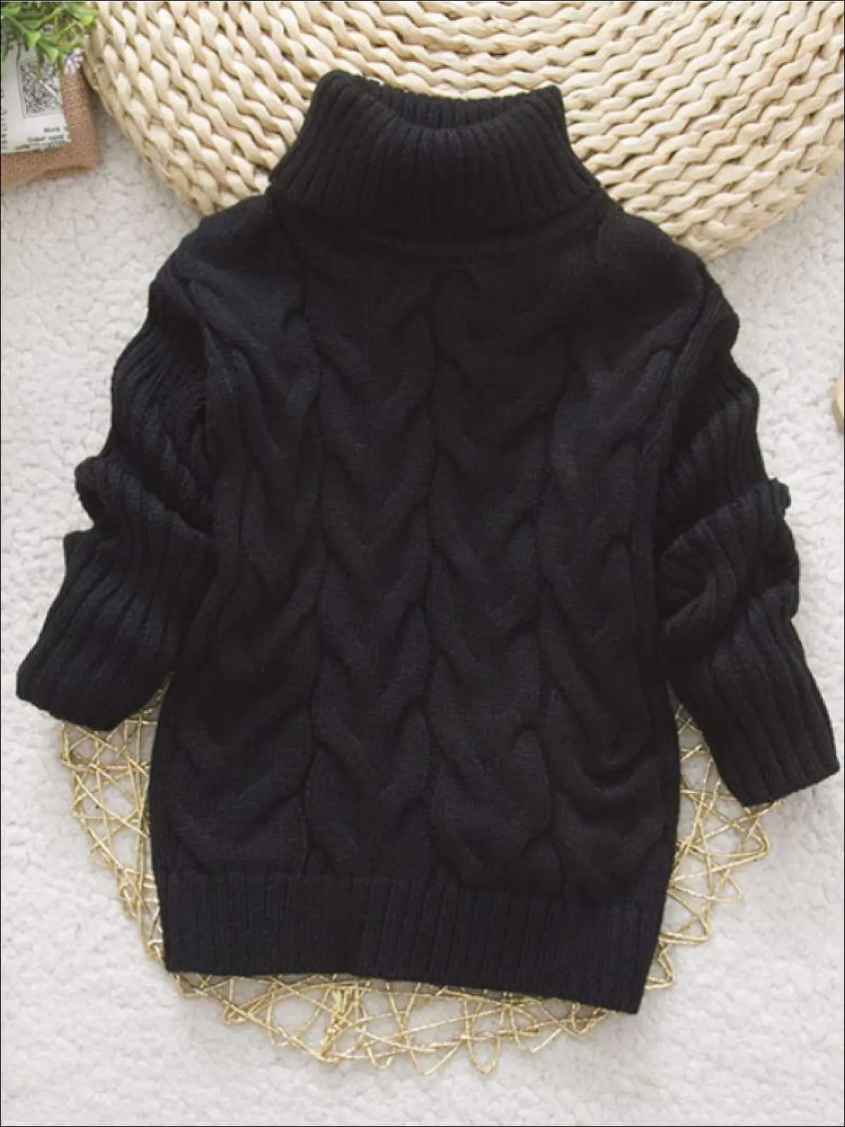 Thick Knitted Turtleneck Sweaters - Image 6
