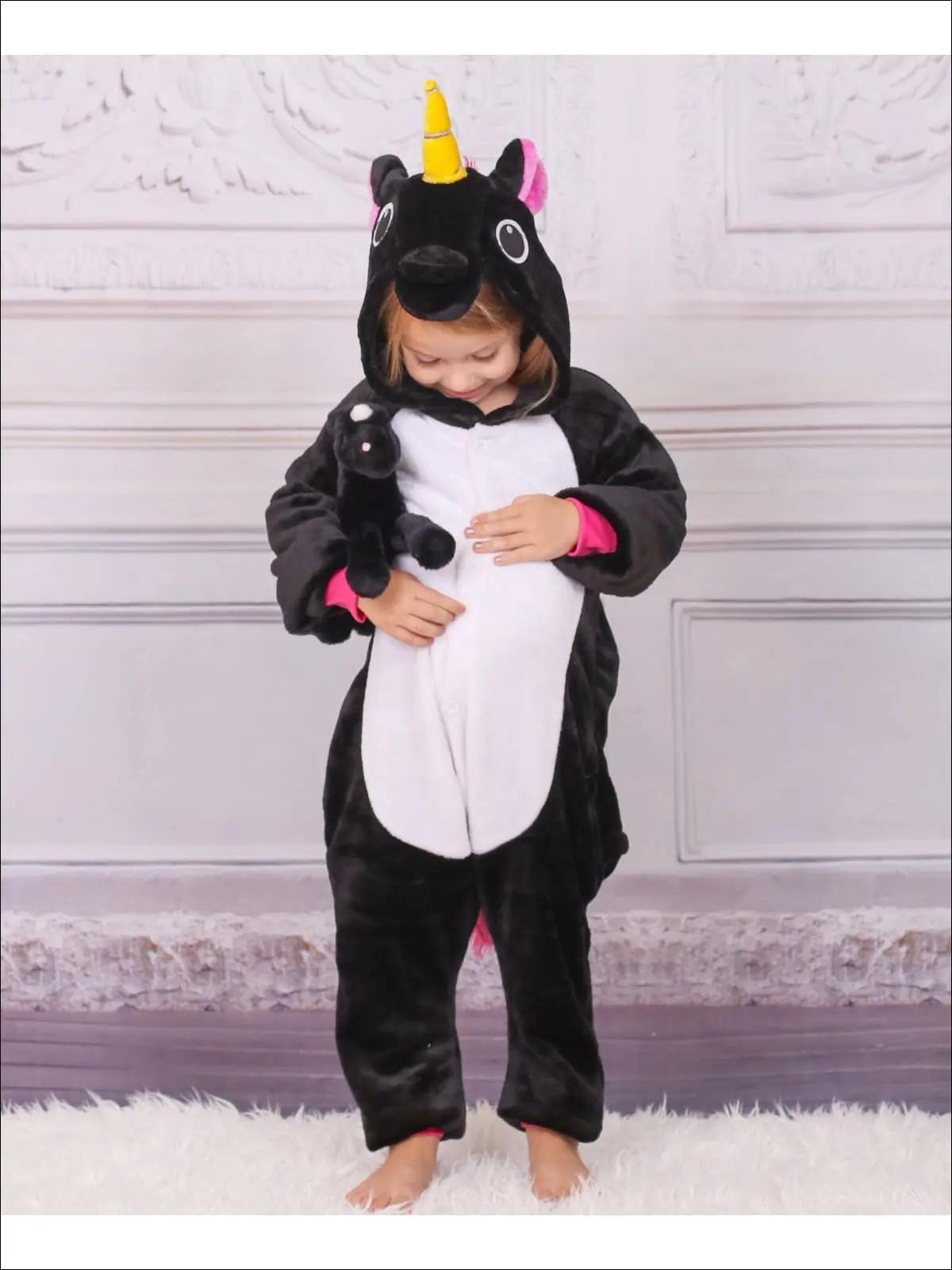 In The Clouds Unicorn Hooded Onesie Pajamas - Image 4