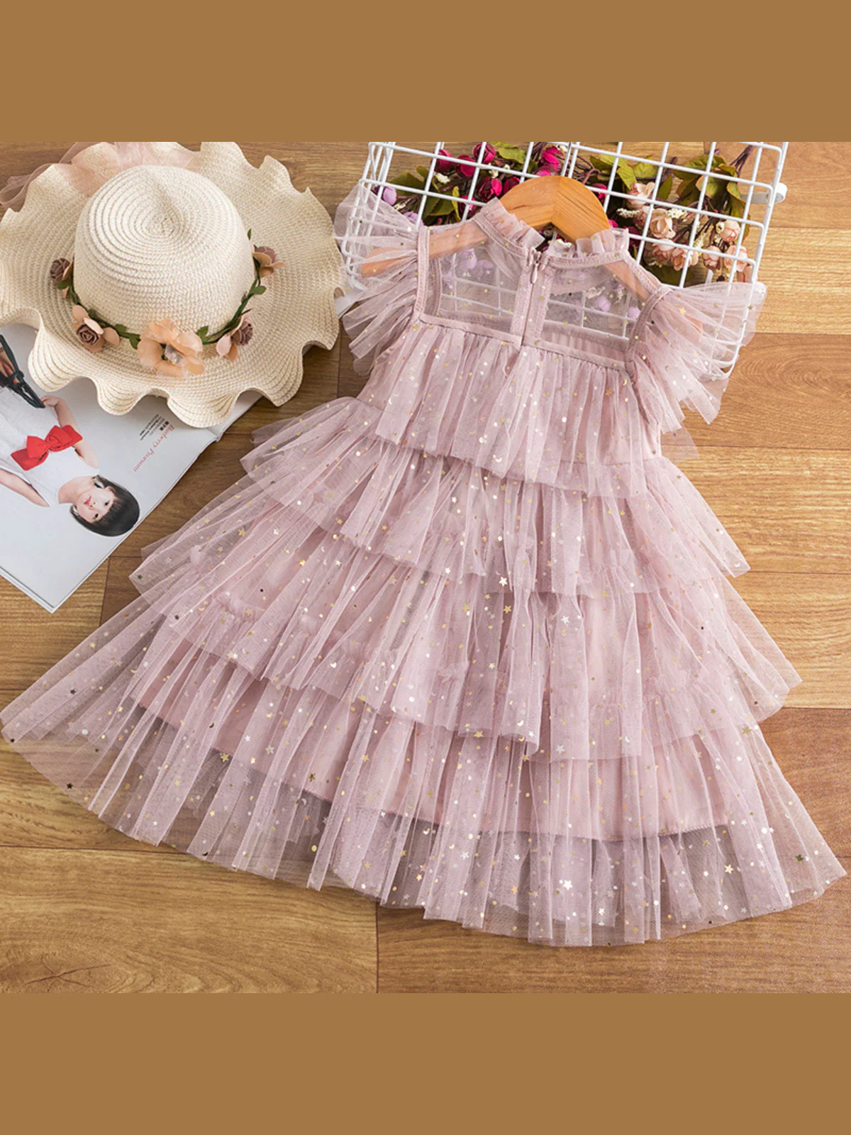 My Little Prima Tiered Tulle Dress - Image 3