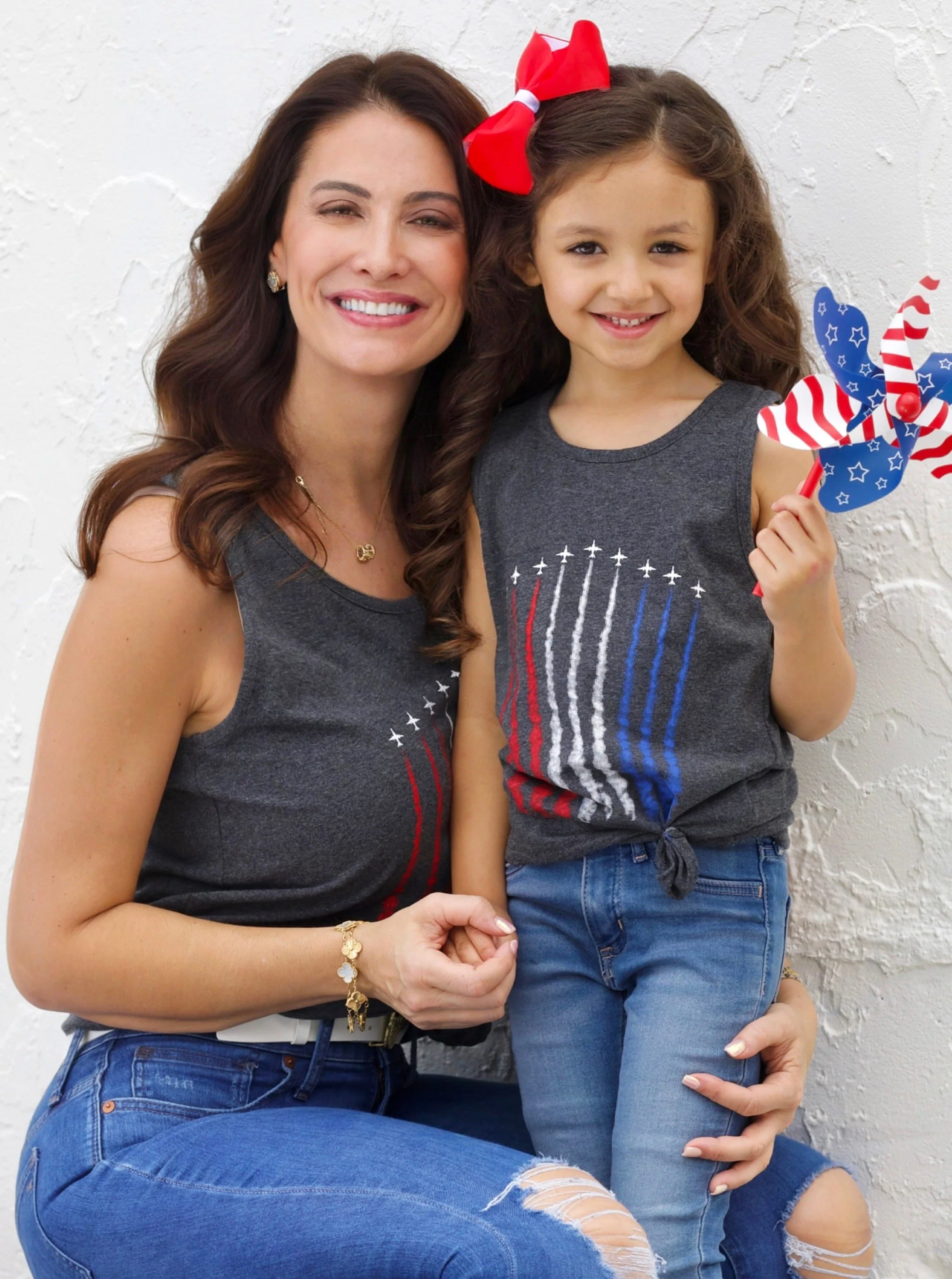 Mommy and Me Cool Air Show Tank Top - Image 5