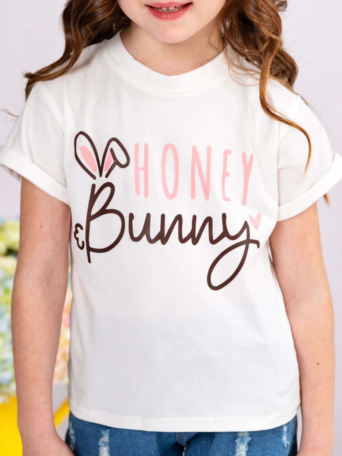 Mommy & Me Honey Bunny Easter Graphic Tee - Image 3
