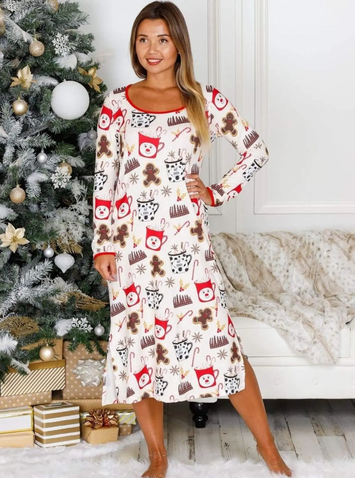 Mommy and Me Matchy-Matchy Nightgown Pajama - Image 10