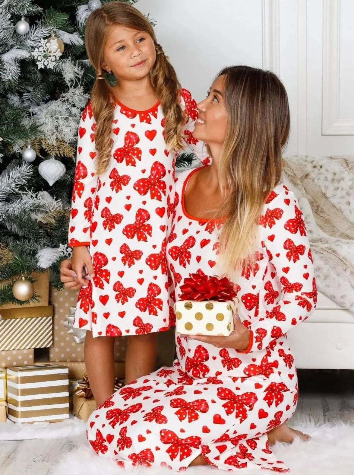 Mommy and Me Matchy-Matchy Nightgown Pajama - Image 3