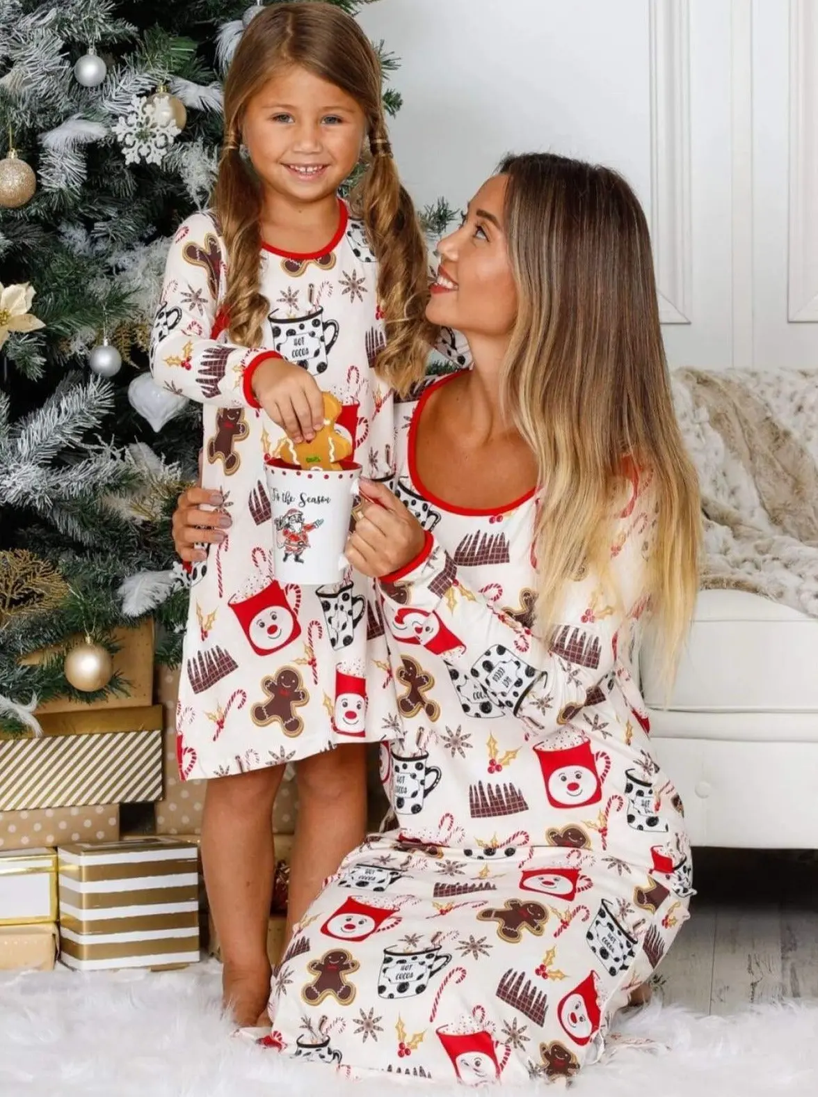 Mommy and Me Matchy-Matchy Nightgown Pajama - Image 7
